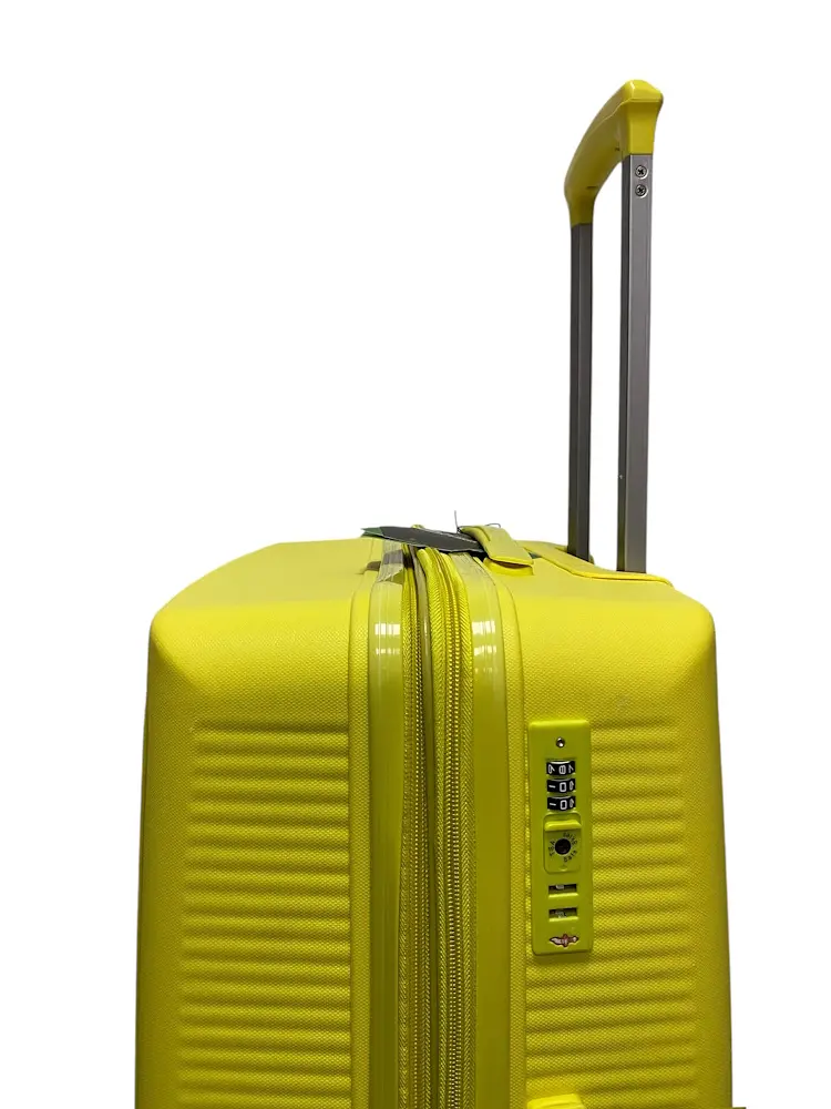 Валіза середня Milano bag 050 поліпропілен M Жовтий - фото 4