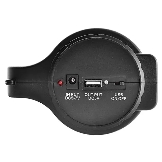 LED прожектор 5W акумуляторний ліхтар з бічною панеллю 20 SMD та зарядним пристроєм Power Bank YAJIA YJ-2895U - фото 5