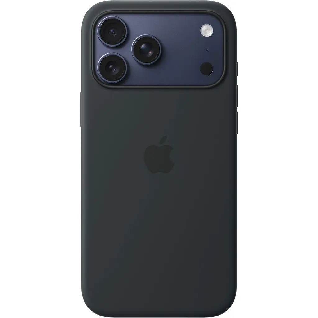 Чохол Silicone Case with Button, Animation & MagSafe для Apple iPhone 17 Pro Max Black AAA [149948] - фото 3
