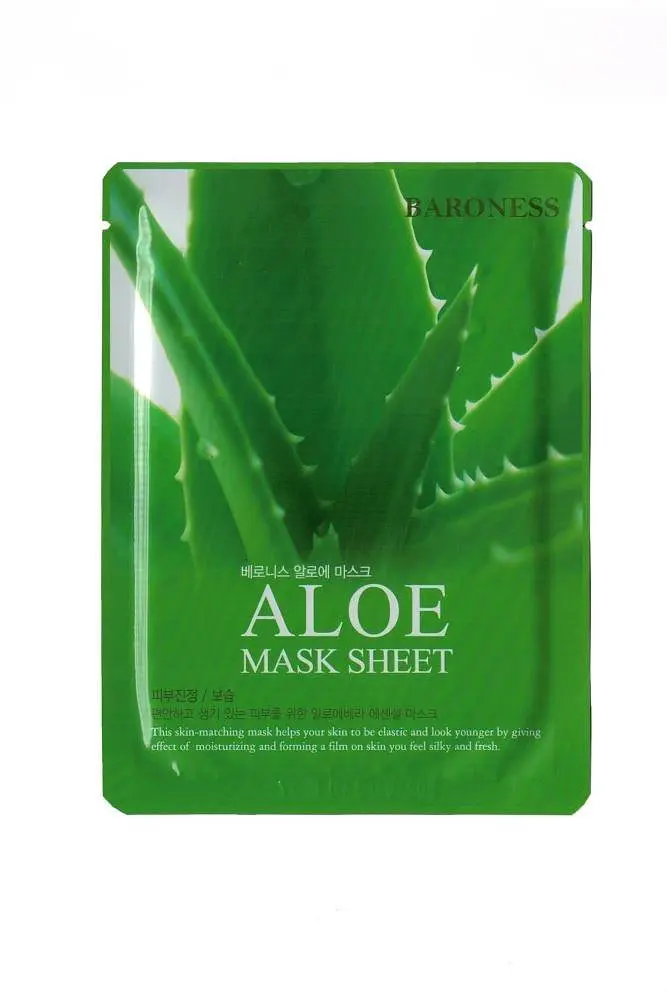 Тканинна маска з алое вера Baroness Aloe Mask Sheet