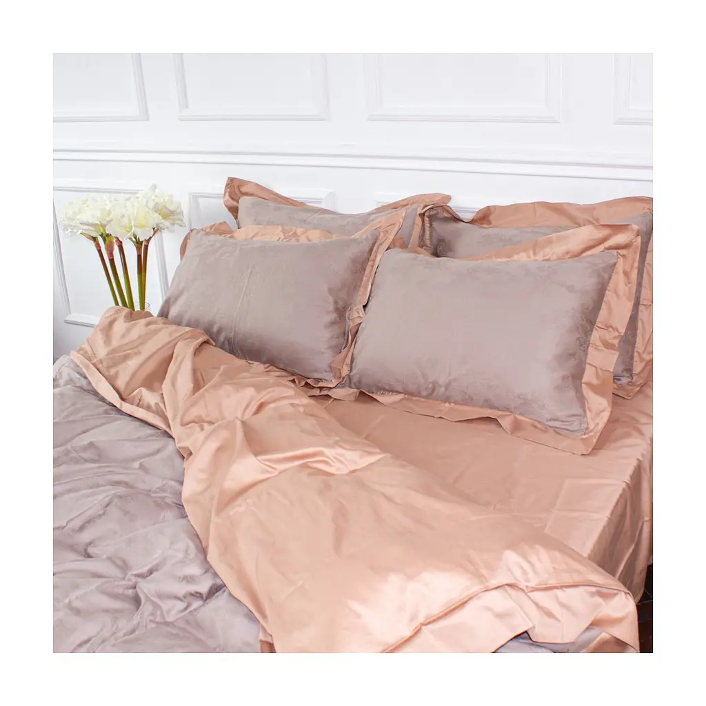 Постільна білизна MirSon Satin Жаккард Golden wheat 160х220 (2200005395509) - фото 10