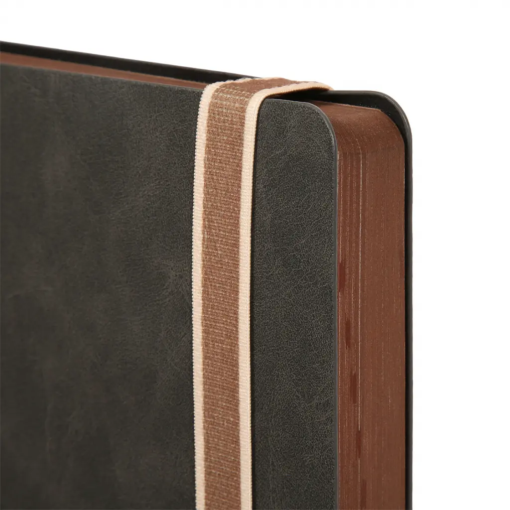 Ежедневник-деловая записная книжка А5 Leo Planner Trend 2026 мягкий черный 368 страниц (252693) - фото 3