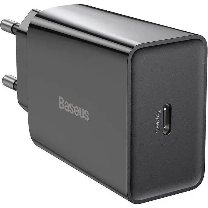 Зарядное устройство Baseus Speed ​​Mini Quick Charger 1C 20W EU black (CCFS-SN01) - фото 3