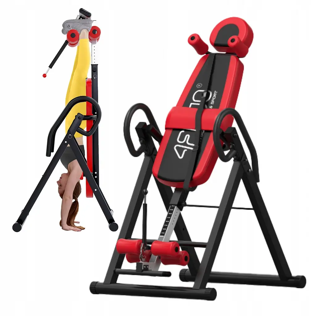 Стіл інверсійний 4FIZJO регульований 4FJ0654 Black/Red (P-5905973401944) - фото 3