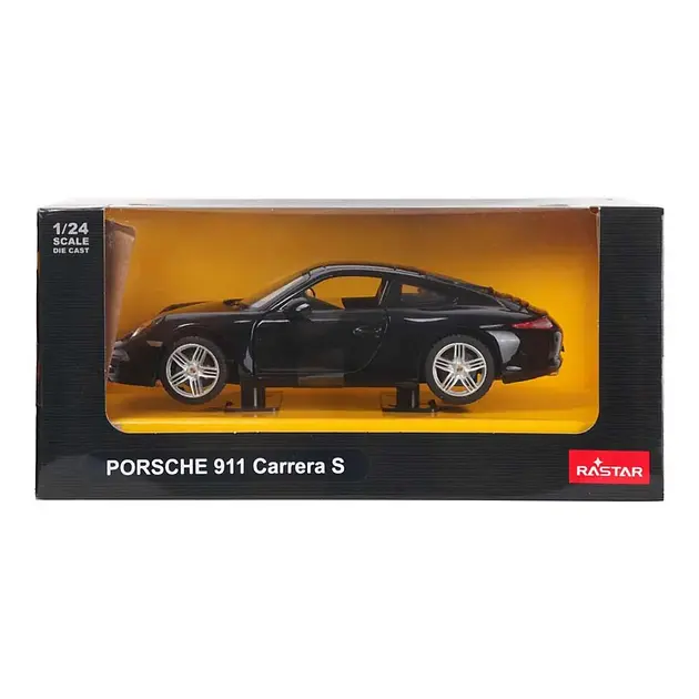 Машинка Rastar PORSCHE 911 CARRERA S 1:24 чорний 56200 - фото 7
