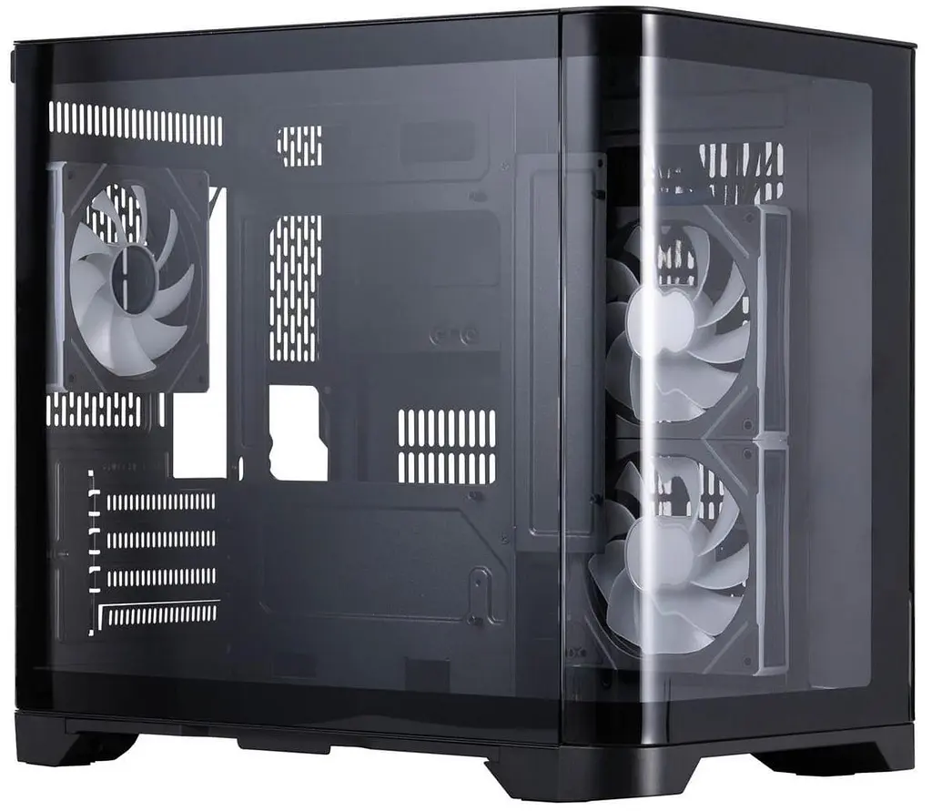 Корпус 1stPlayer UV5-BK-2FC7R-1FC7 Black без БП (UV5-BK-2FC7R-1FC7) - фото 8