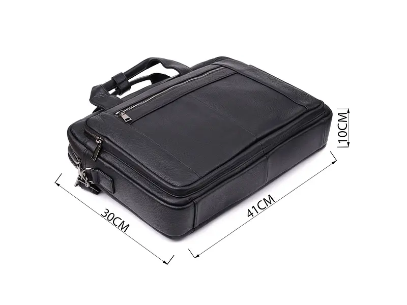 Портфель для чоловіків із натуральної шкіри Vintage 41×30×10 см sum0027455 - фото 3