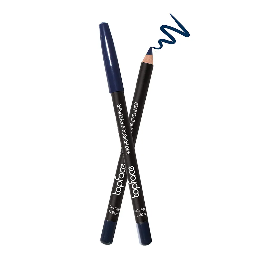 Карандаш для глаз TopFace Waterproof Eyeliner водостойкий PT614 тон 109, 1.14 г - фото 2