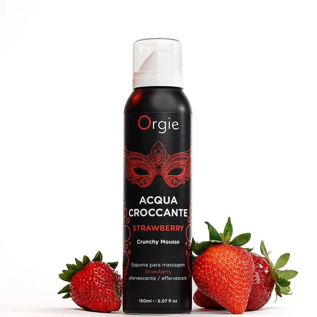 Масажна піна Orgie Acqua Croccante Strawberry, 150 мл - фото 4