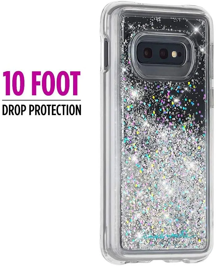 Чохол протиударний з плаваючими блискітками Case-Mate Waterfall Samsung Galaxy S10e (5.8") Iridescent - фото 2