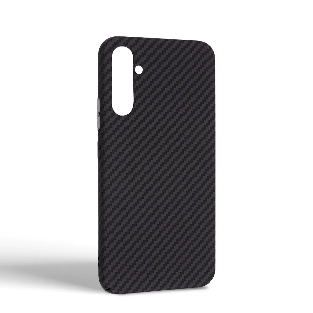 Карбоновый чехол для Samsung Galaxy A34 5G (A346), LikeCarbon, черный, панель, защитный чехол-накладка, ультратонкий и легкий, противоударный, обеспечивает защиту от ударов, падений и царапин, ArmorStandart (ARM71927) - фото 2