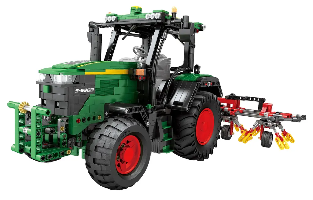 Конструктор на радиоуправлении Зеленый Трактор 1664 элемента Ramiz - фото 3