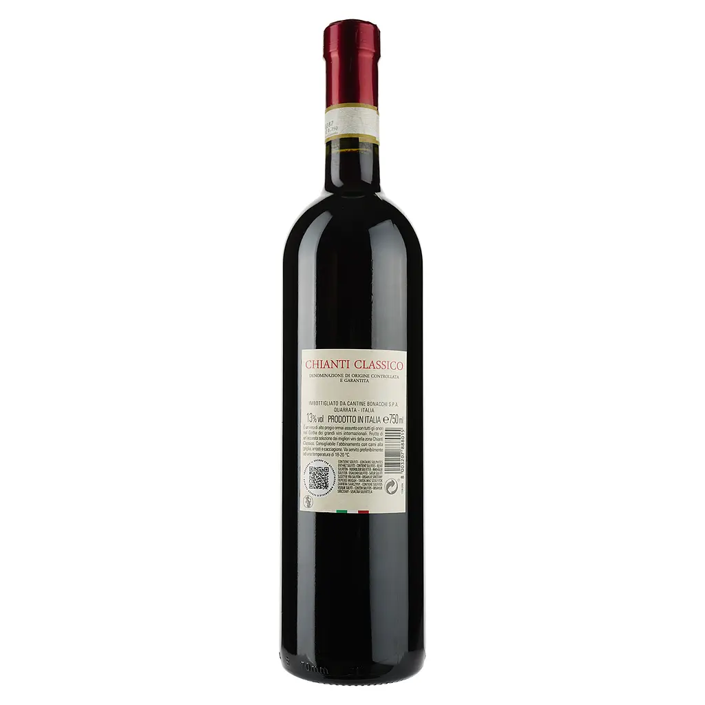 Вино Bonacchi Chianti Classico, 12,5%, 0,75 л - фото 2