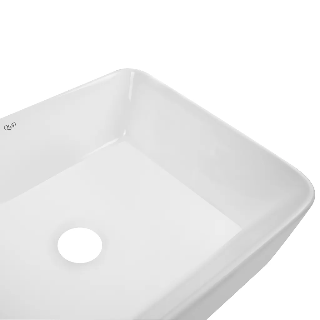 Умивальник Qtap Tern 480x370x135 White QT17116069W, Білий - фото 5