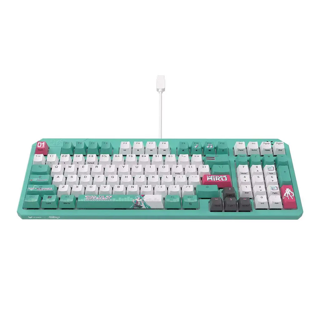 Клавиатура Asus TUF Gaming K3 Gen II Hatsune Miku Edition (US/PBT) - фото 4