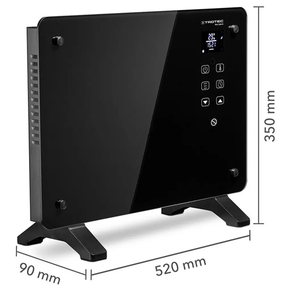 Тепловентилятор керамічний Trotec TFC 220 E 2200W Black (1410000690) - фото 5