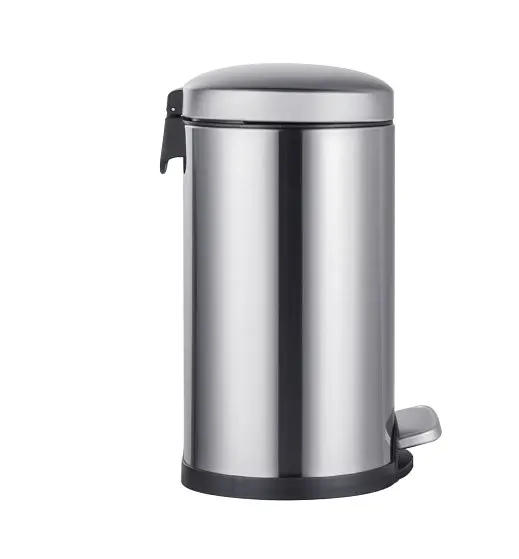 Відро для сміття Mixxus Premium Topper-TC0205 SS Color з плавним закриттям овальне 5 л нержавійка (MI7059)  - фото 2