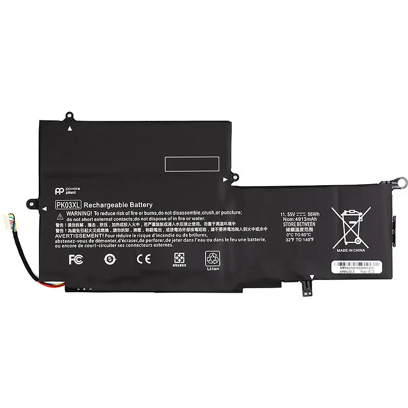 Акумулятор PowerPlant для ноутбуків HP Spectre Pro X360 G1 (PK03XL) 11.55V 4913mAh (NB462032)