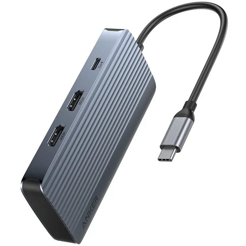 USB-хаб Anker USB-C 7-в-1 Black (A83740A2) - фото 5