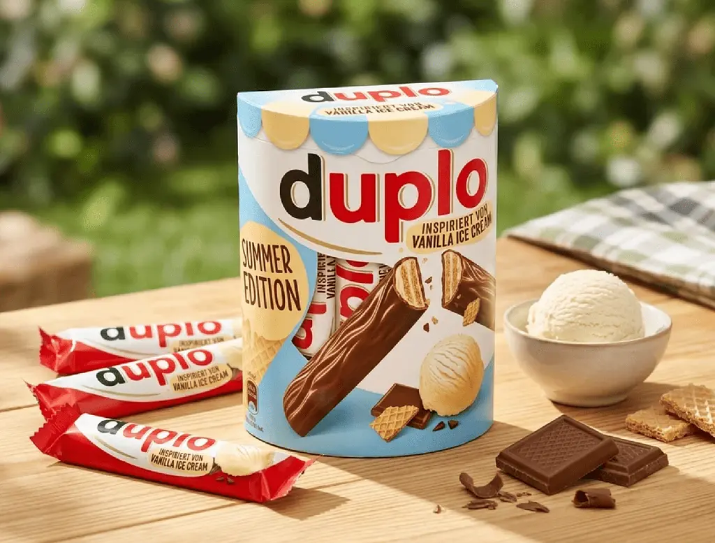 Батончики Ferrero Duplo Vanilla Ice Cream 10 шт, 182 г - фото 5