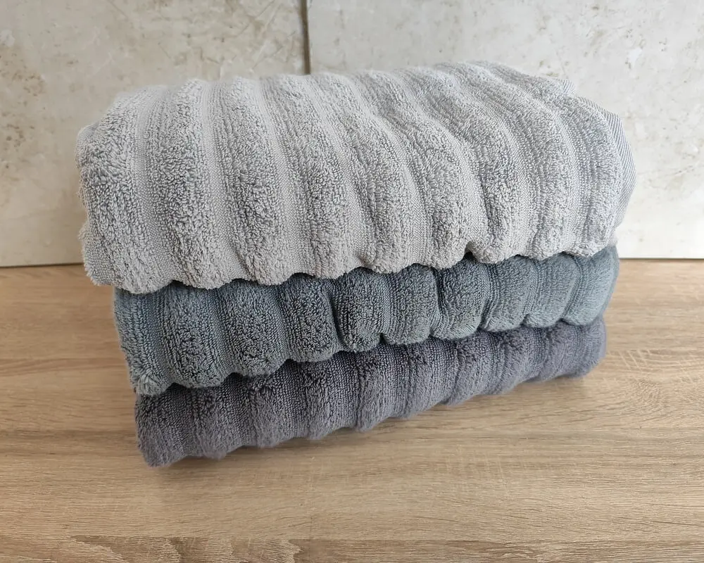 Набір турецьких махрових рушників Cestepe MicroCotton Premium 3 штуки 70x140 Ezgi 9 щільність 600 г/м2 - фото 6