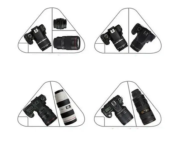 Сумка-рюкзак Caden K1 для зеркальных фотоаппаратов Nikon Canon Sony Pentax Black - фото 8
