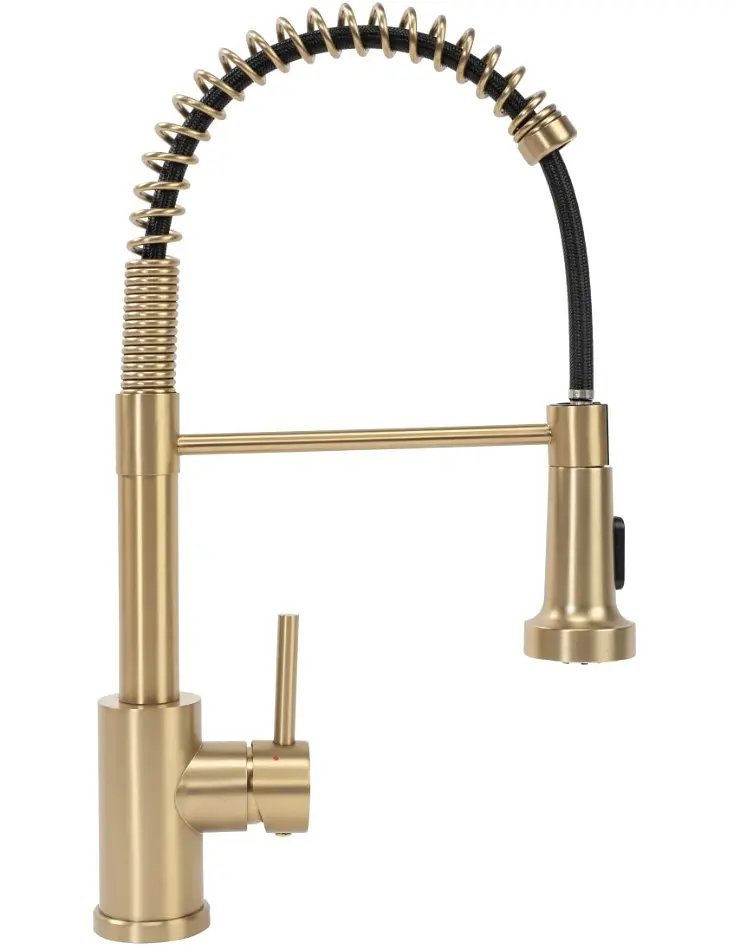Смеситель для кухни Rea Colin brushed gold REA-B4821, Золотой - фото 3