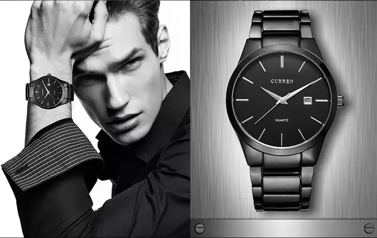 Годинник наручний Curren 8106 Black (18683) - фото 7