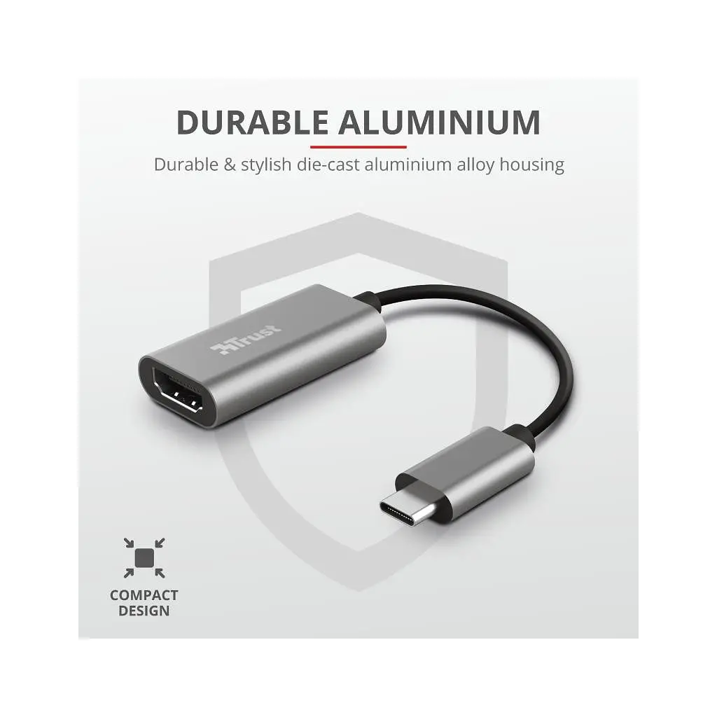 Перехідник Trust USB-C to HDMI Adapter (23774) - фото 9