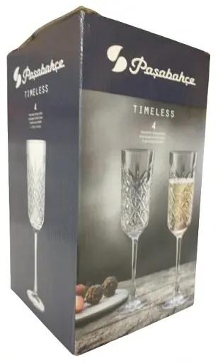  Набір келихів для ігристого вина Pasabahce Diamond Timeless 175 мл 4 шт. (440356-4) - фото 2