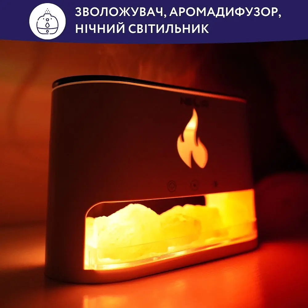 Увлажнитель воздуха Neor Flame Aroma 25ML10 WT (22306012) - фото 9