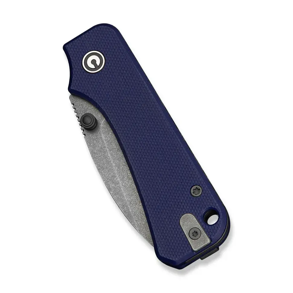 Ніж складаний кишеньковий Civivi Baby Banter Slip Joint (6 см) Nitro-V / G10 синій - фото 4