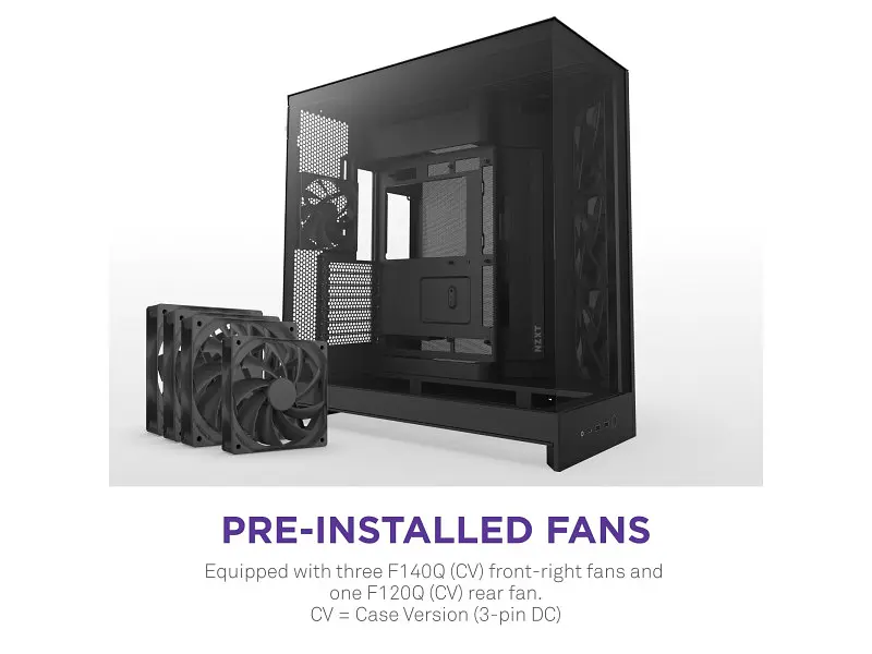 Корпус NZXT H9 Flow Black (CM-H92FB-01) - фото 3