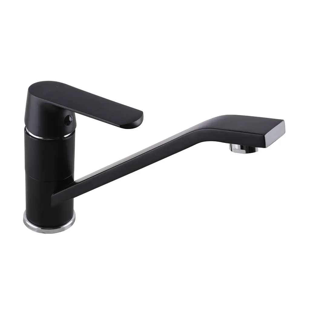 Змішувач для кухні Globus Lux Laguna GLA-0203Q-10-BB Чорний матовий - фото 4