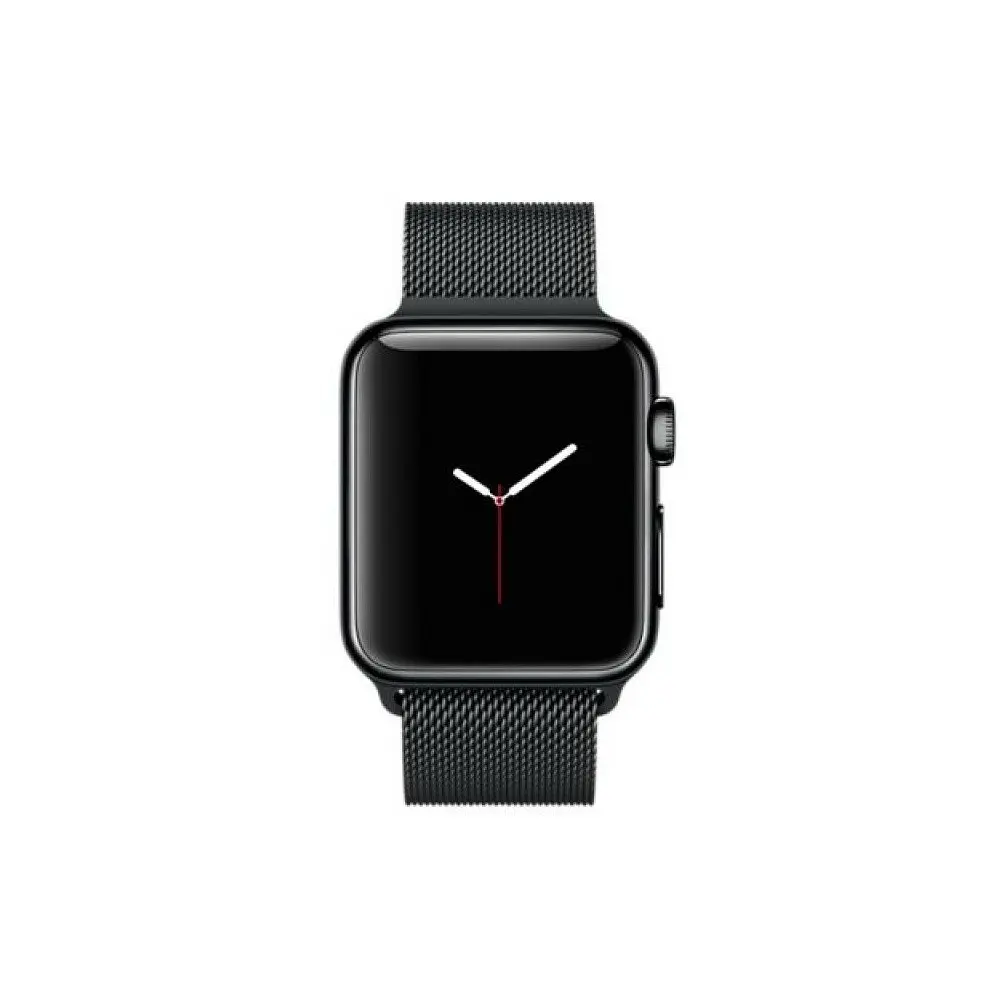 Ремінець Creasted для годинника Milanese loop steel bracelet Apple watch, 42 44 мм Black - фото 3