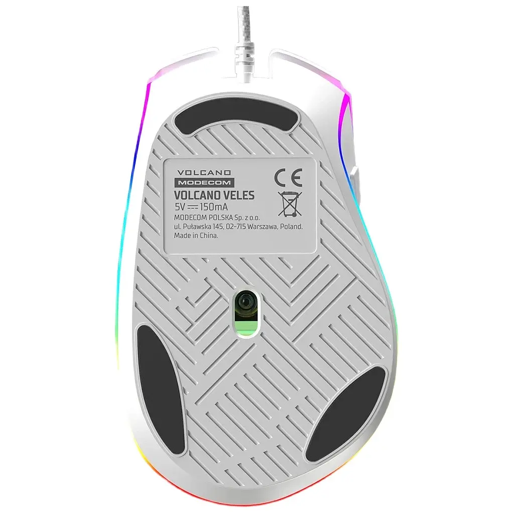 Мишка Modecom Volcano Veles USB White (M-MC-VELES-200) - фото 9