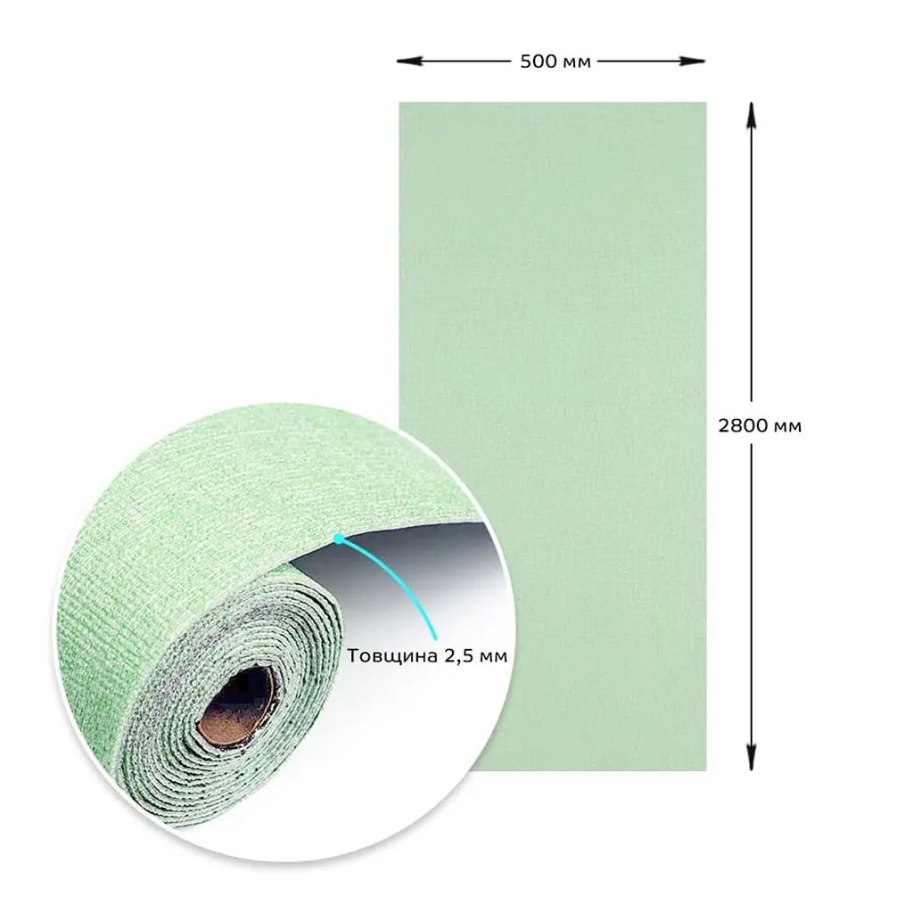 Самоклеючі шпалери Sticker Wall SW-00001159 Світло-зелено білі 500х2800х2.5 мм - фото 3