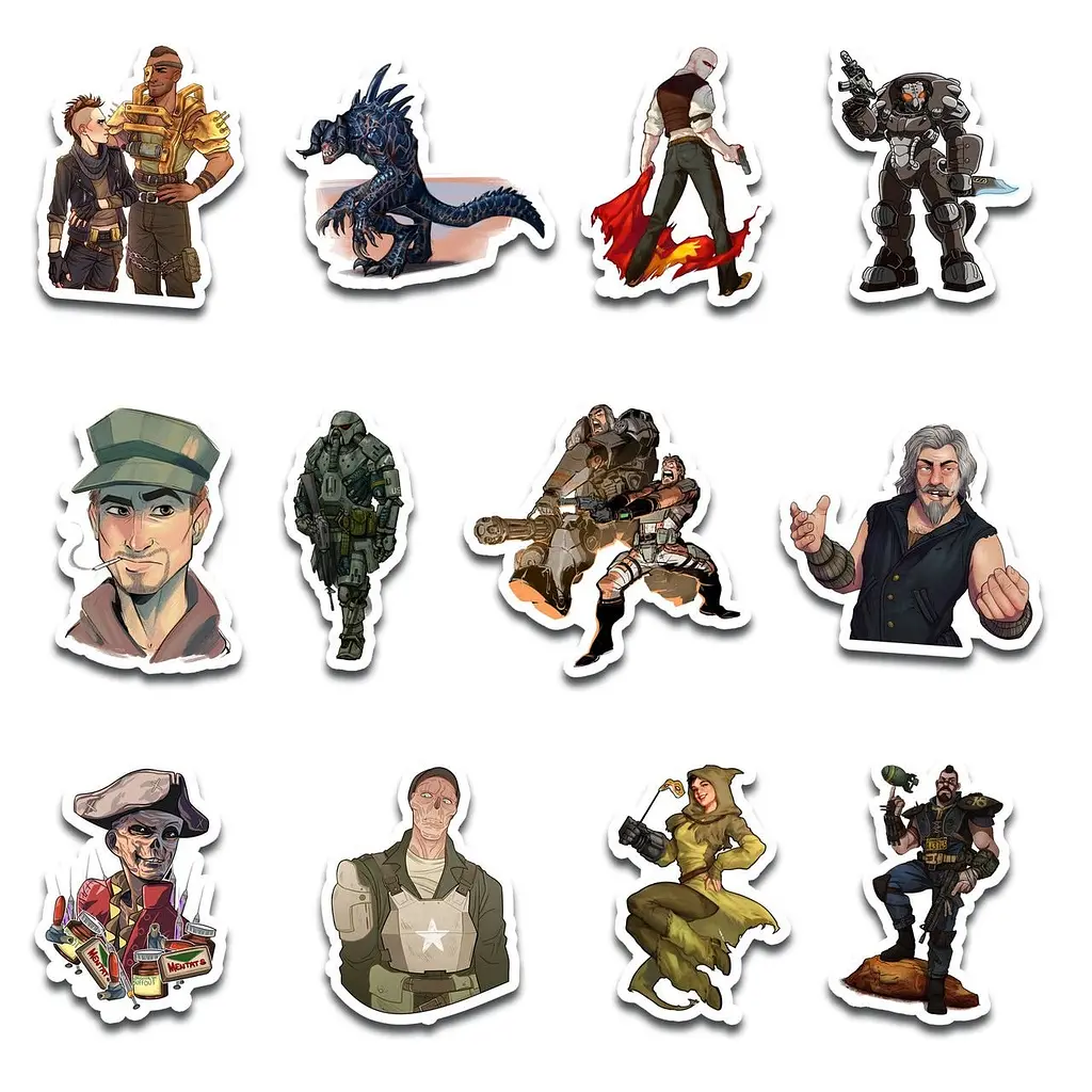 Стикерпак GeekLand Fallout 45 штук (SP FL 01) - фото 4