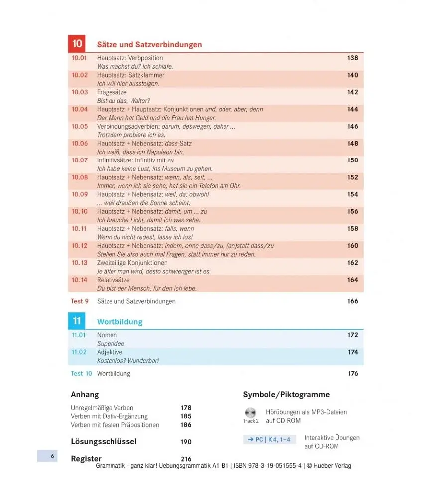 Grammatik - ganz klar! Übungsgrammatik mit CD-ROM - Hörübungen und interaktive Übungen - фото 5