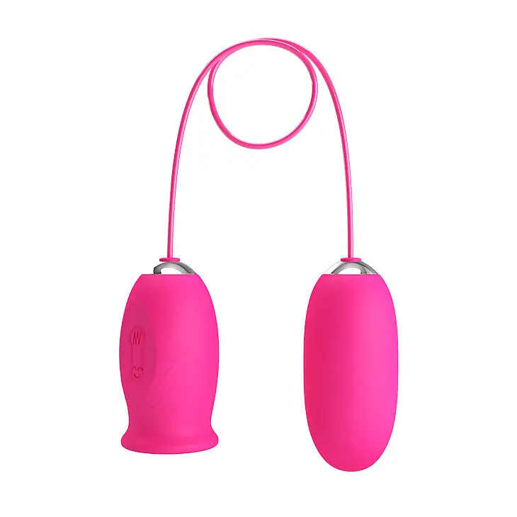 Кліторальний стимулятор з віброяйцем - Pretty Love Daisy Licking Vibrator Pink - фото 4