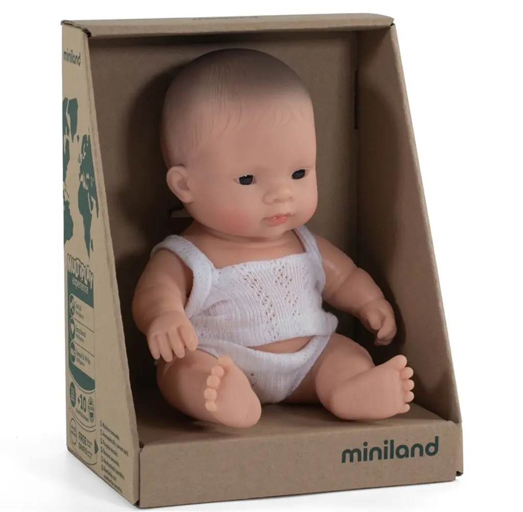 Лялька-пупс анатомічна Miniland, хлопчик-азіат, 21 см (31125) - фото 4