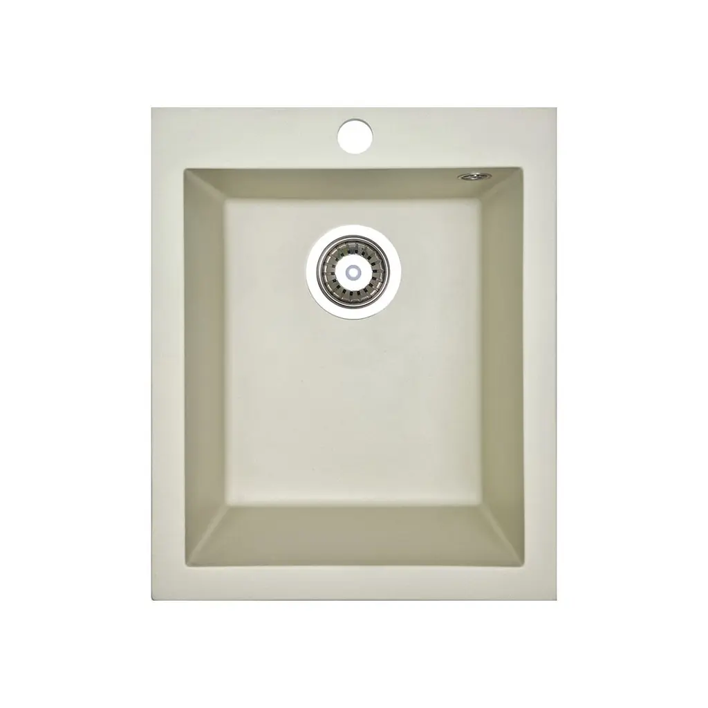 Кухонна мийка Adamant BOARD ivory 410x495x190 мм, без крила 41 см - фото 3