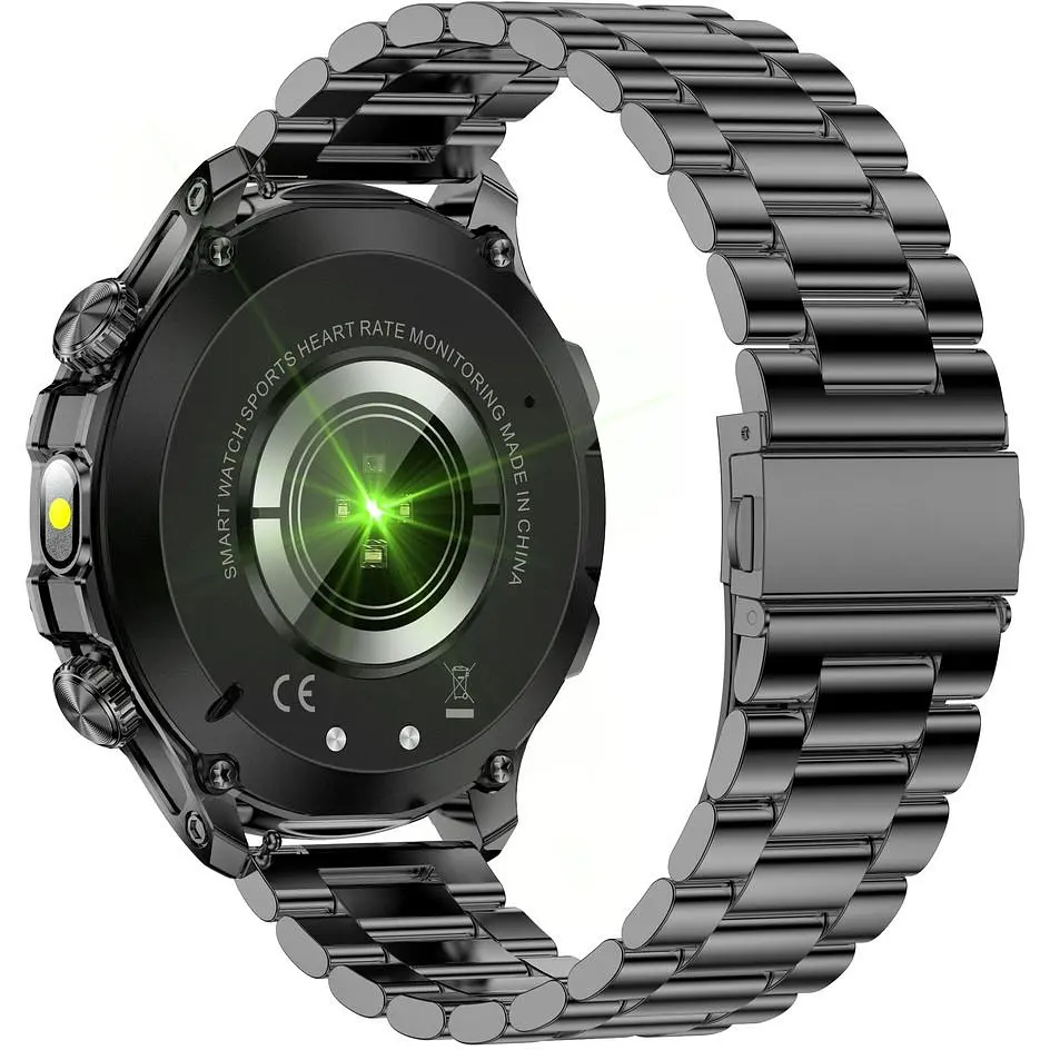Смарт-годинник Uwatch Smart Turbo Power Steel 2 ремінці сріблястий (3255) - фото 7