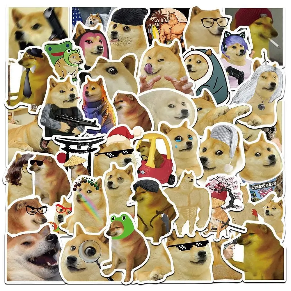 Стикерпак GeekLand Dogecoin 50 штук - фото 2