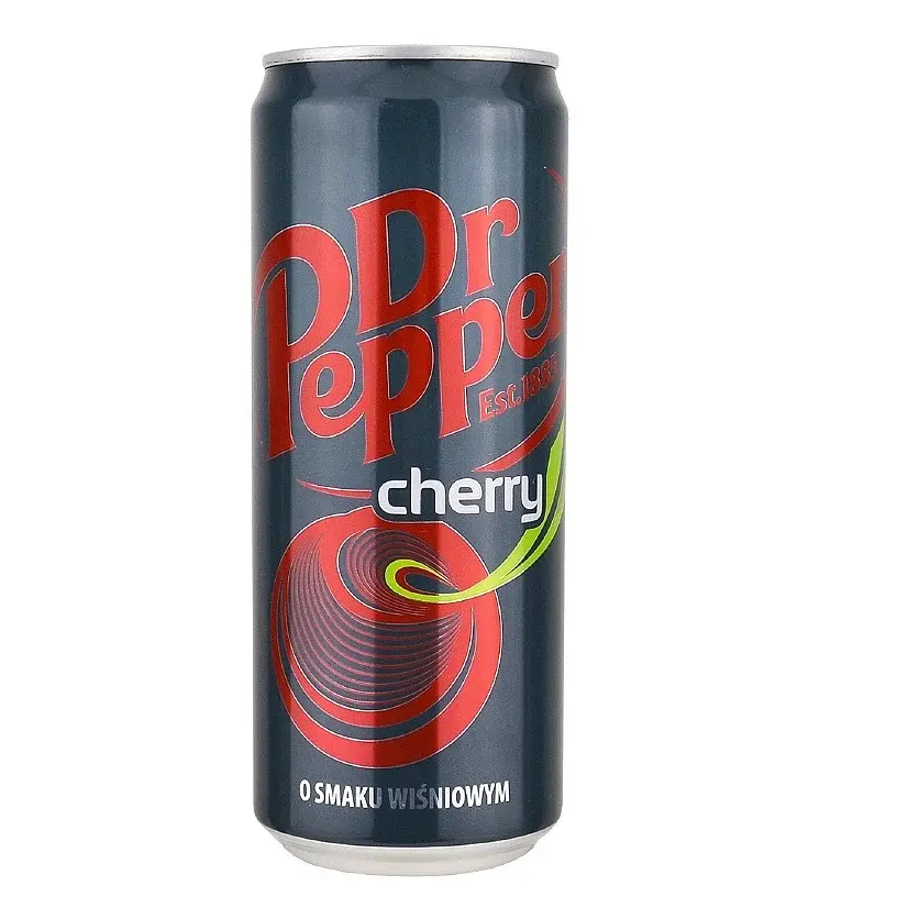Напій безалкогольний Dr. Pepper Cherry 0.33 л (8435185954626)