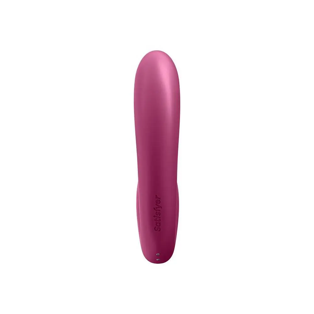 Вакуумний стимулятор клітора з вібрацією Satisfyer Sunray малиновий - фото 6
