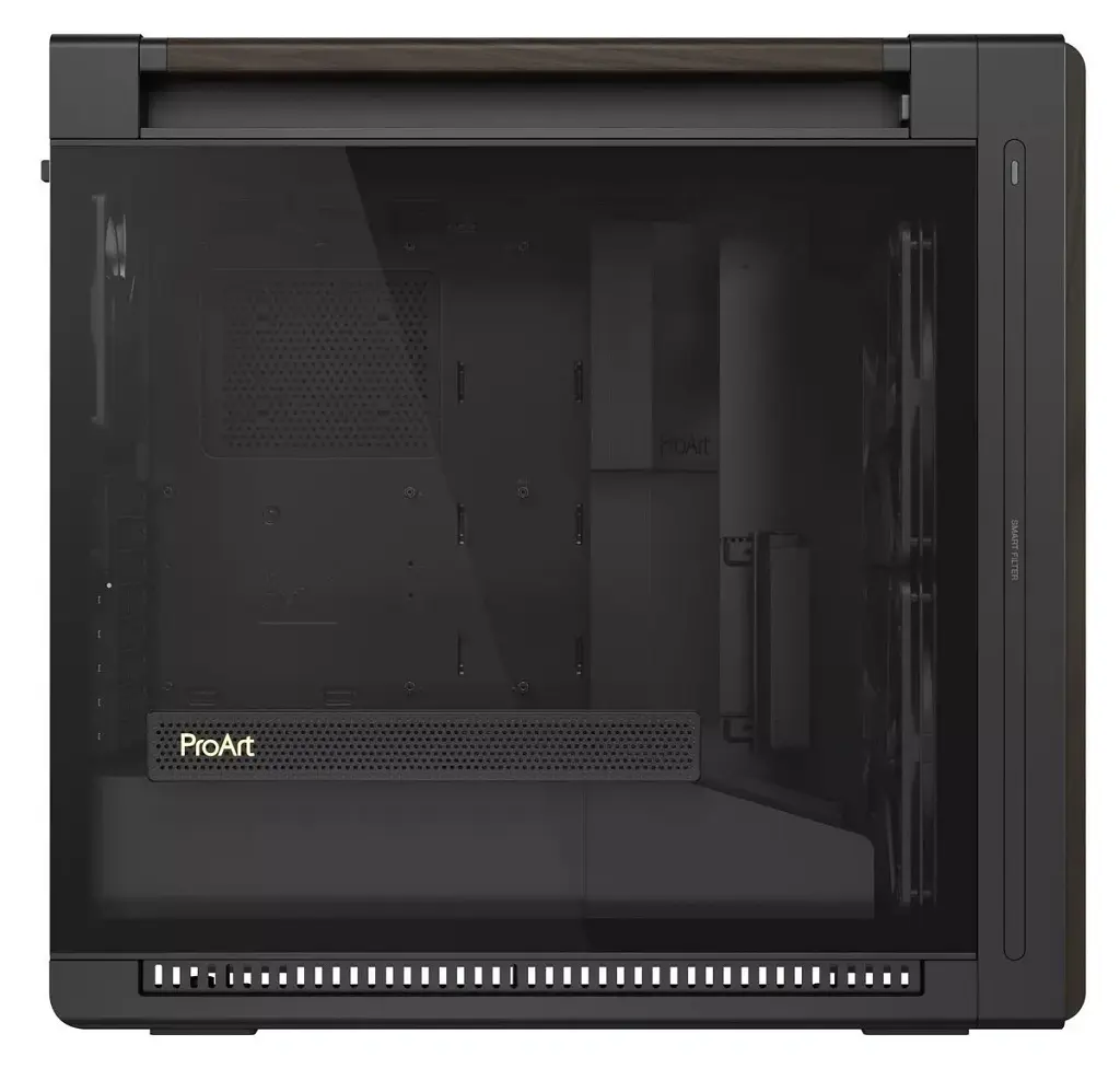 Корпус для ПК ASUS ProArt PA602 Walnut Wood Tempered Glass Modern Black (90DC00J0-B09030) - фото 9