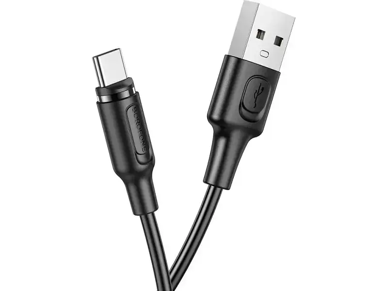 Кабель Borofone BX41 USB Type-A to USB Type-C 1m Black (6931474738462) - фото 3