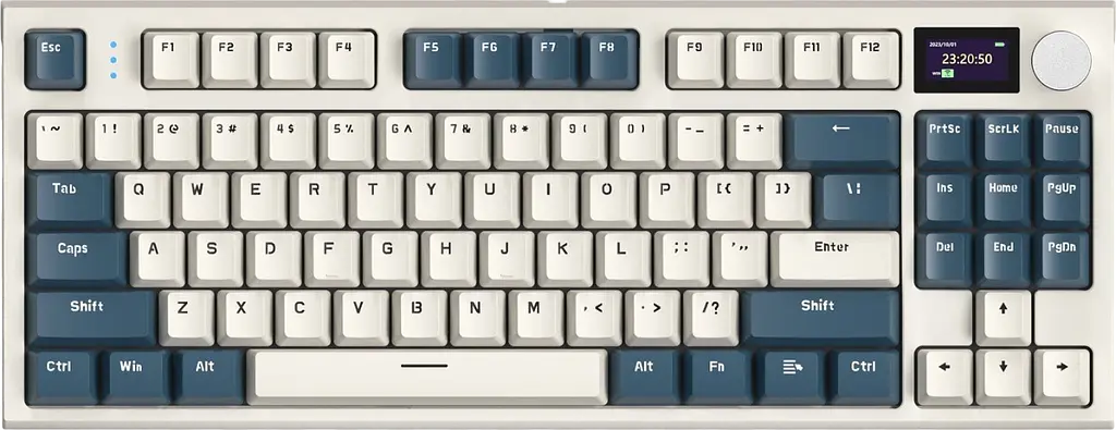 Клавіатура Attack Shark K86 RGB Retro Blue (AS-K86-RBE) - фото 4