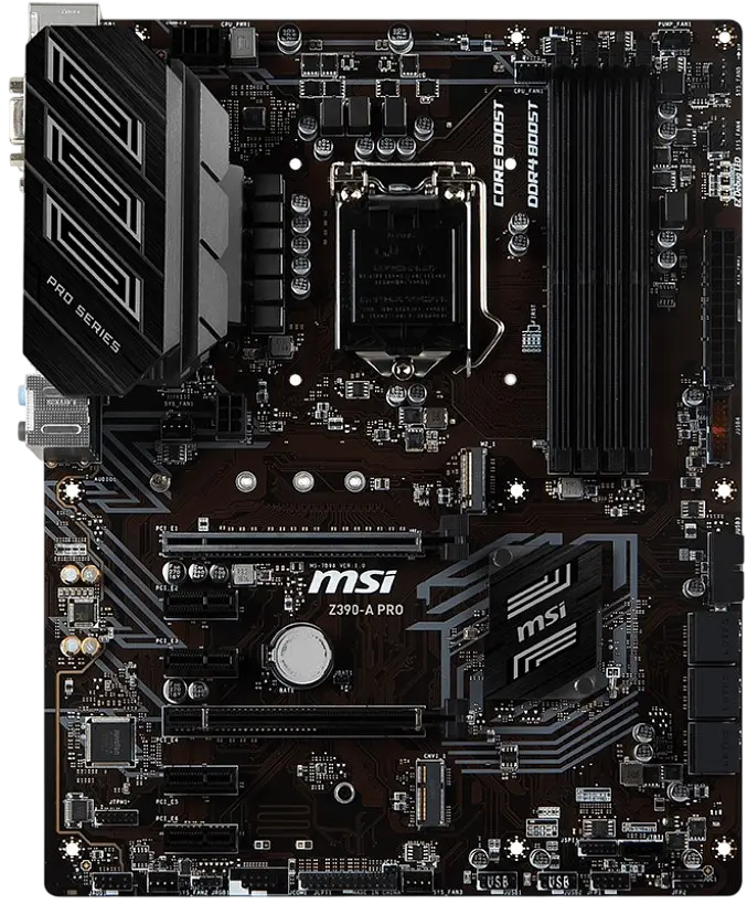 Материнська плата MSI Z390-A Pro LGA 1151v2 (Z390-A PRO) Б/В - фото 2